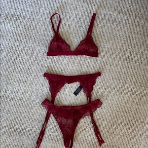 ASOS 3-piece lingerie set